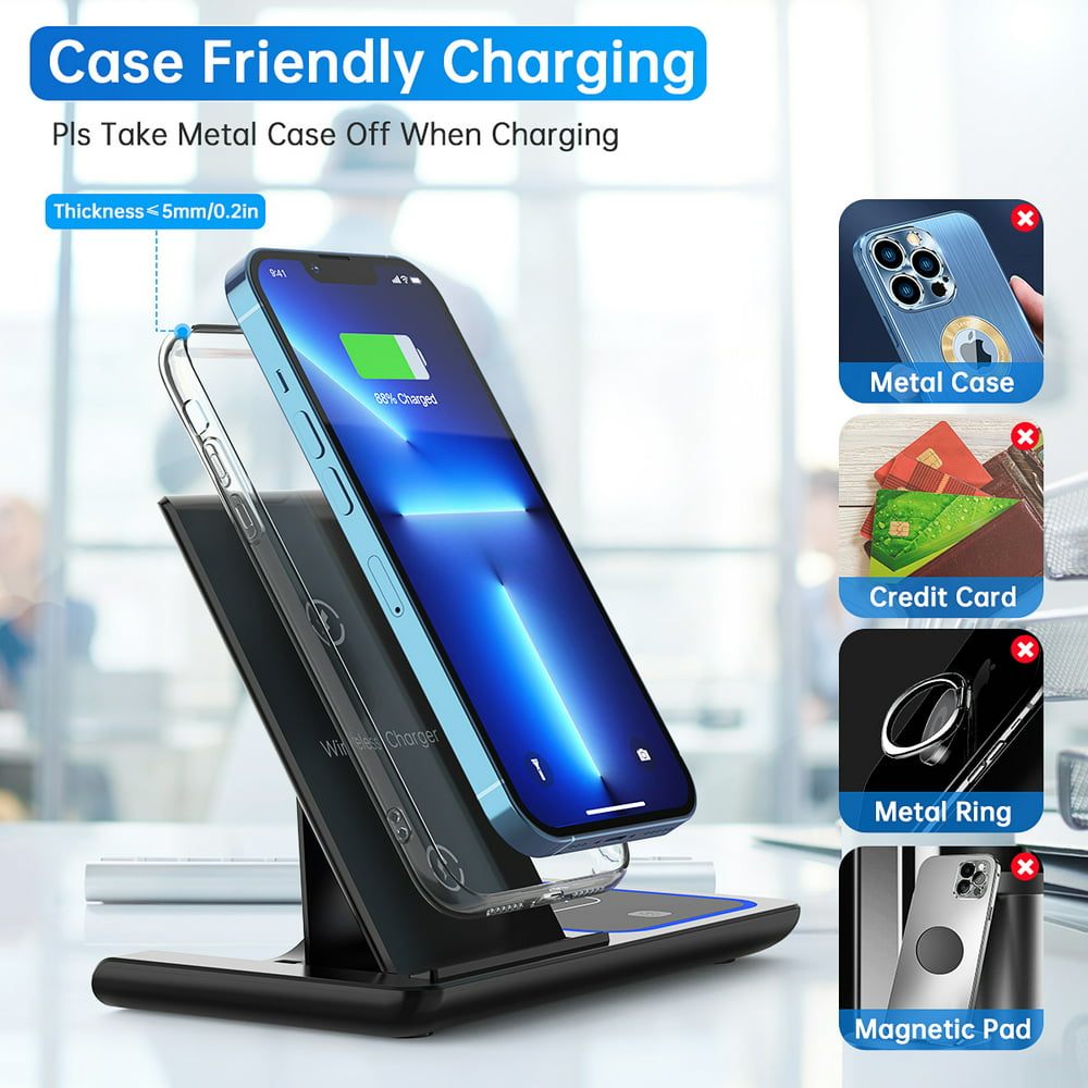 Multi-Functional Wireless Charging Station with Fast Charging Capability