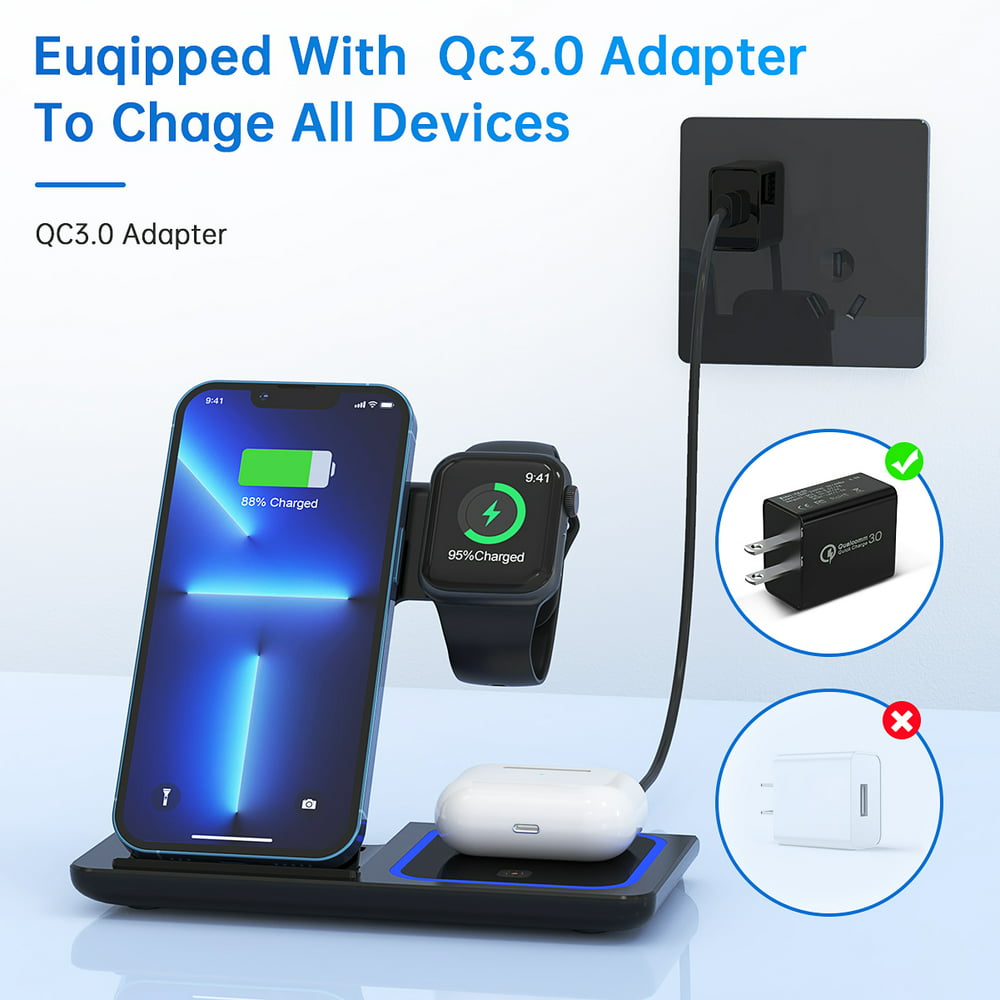 Multi-Functional Wireless Charging Station with Fast Charging Capability