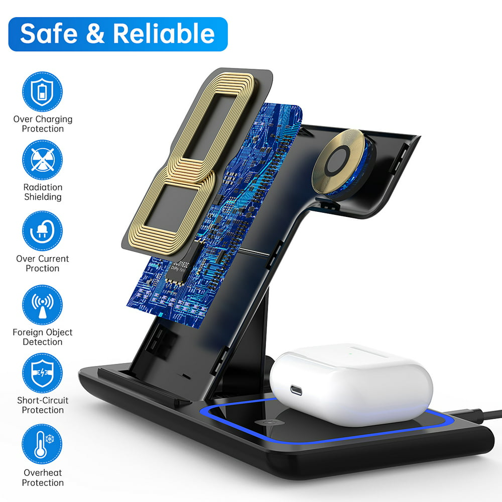 Multi-Functional Wireless Charging Station with Fast Charging Capability