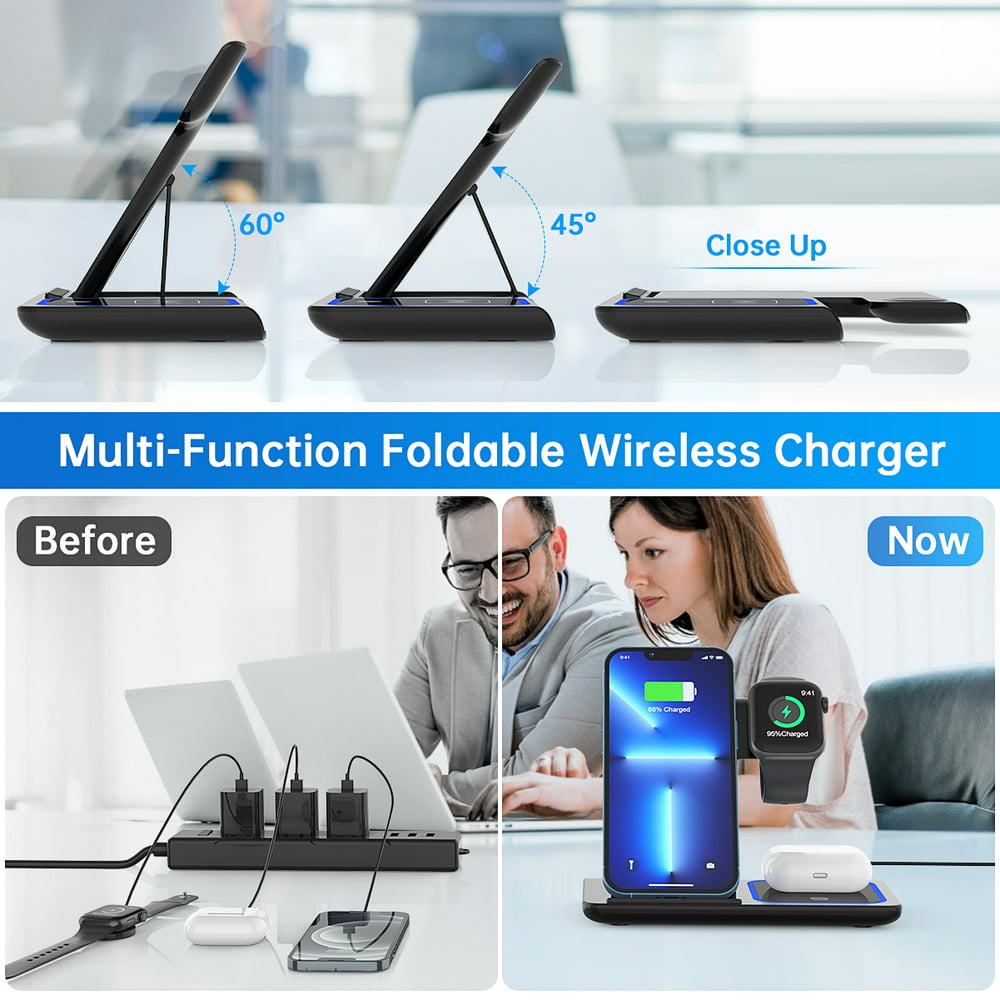 Multi-Functional Wireless Charging Station with Fast Charging Capability